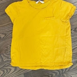 Yellow kids t shirt